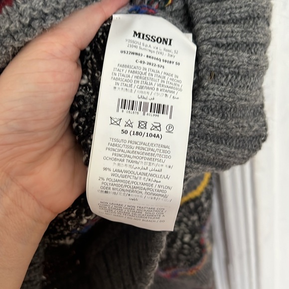 NWT Missoni Sweater sz Sm/Med - Picture 3 of 5